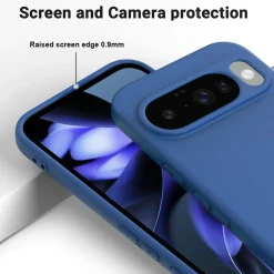 Google Pixel 10 Pro XL - Silikon Case mit Mikrofaser-Innenseite