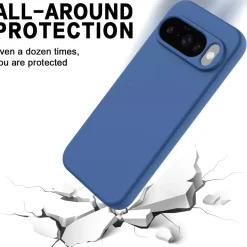 Google Pixel 10 Pro XL - Silikon Case mit Mikrofaser-Innenseite