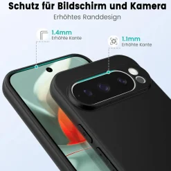 Google Pixel 9 Pro XL - Slim Silikon Backcover Schwarz