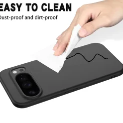 Google Pixel 10 Pro XL - Slim Silikon Backcover Schwarz