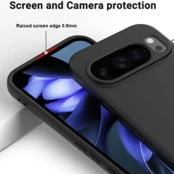 Google Pixel 10 Pro XL - Slim Silikon Backcover Schwarz