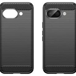 Google Pixel 9a - Carbon Case Hülle, stoßfest