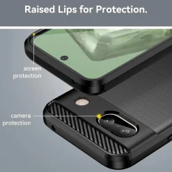 Google Pixel 8a - Carbon Case Hülle, stoßfest