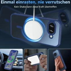 Google Pixel 9a - Farbige MagSafe Hülle mit Kameraschutz