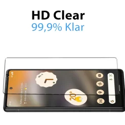 Google Pixel 6a - 9H Displayschutzfolie 2x Display & Kamera