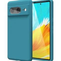 Google Pixel 8a - Silikon Case mit Mikrofaser-Innenseite