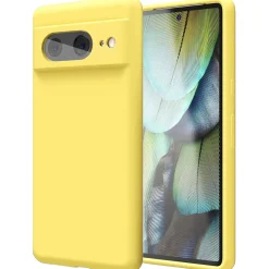 Google Pixel 8a - Silikon Case mit Mikrofaser-Innenseite