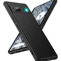 Google Pixel 7a - Slim Silikon Backcover Schwarz
