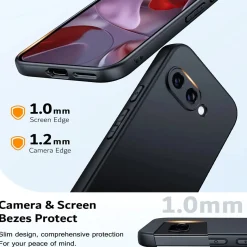 Google Pixel 9a - Slim Silikon Backcover Schwarz