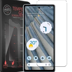 Google Pixel 7a - 2x 9H Panzer Glasfolie, Displayfolie