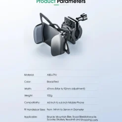 Halterung Fahrrad Lenker Gummi Holder