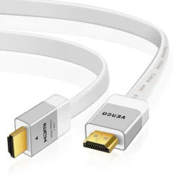 HDMI Flach Kabel - HD-Flat-100B - 15M - Weiss
