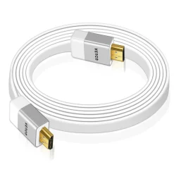 HDMI Flach Kabel - HD-Flat-100B - 5M - Weiss