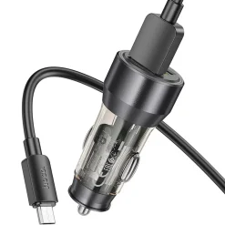 Hoco Kfz-Ladegerät - NZ12 microUSB - Schwarz