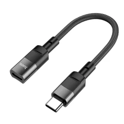Hoco U107 USB-C auf Lightning Adapter- Schwarz