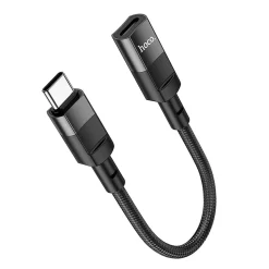 Hoco U107 USB-C auf Lightning Adapter- Schwarz
