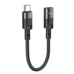 Hoco U107 USB-C auf Lightning Adapter- Schwarz