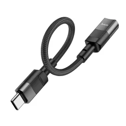 Hoco U107 USB-C auf Lightning Adapter- Schwarz
