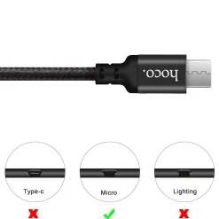 Hoco USB Kabel - X14 microUSB - 2M