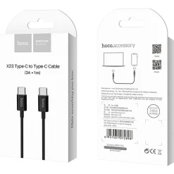 Hoco USB Kabel - X23 Typ C auf Typ C - Schwarz