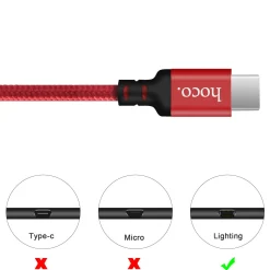 Hoco USB Kabel - X14 Type-C - 2M