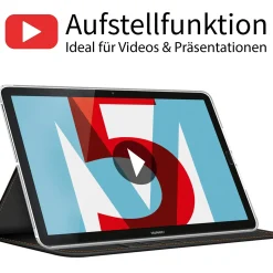 Huawei Mediapad M5 / M5 Pro 10.8 - Tablet Klapphülle im Jeanslook