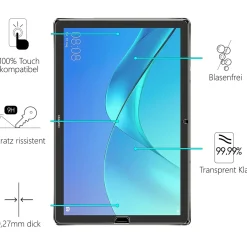 Huawei Mediapad M5 / M5 Pro 10.8 - Panzerglas gehärtet für Display