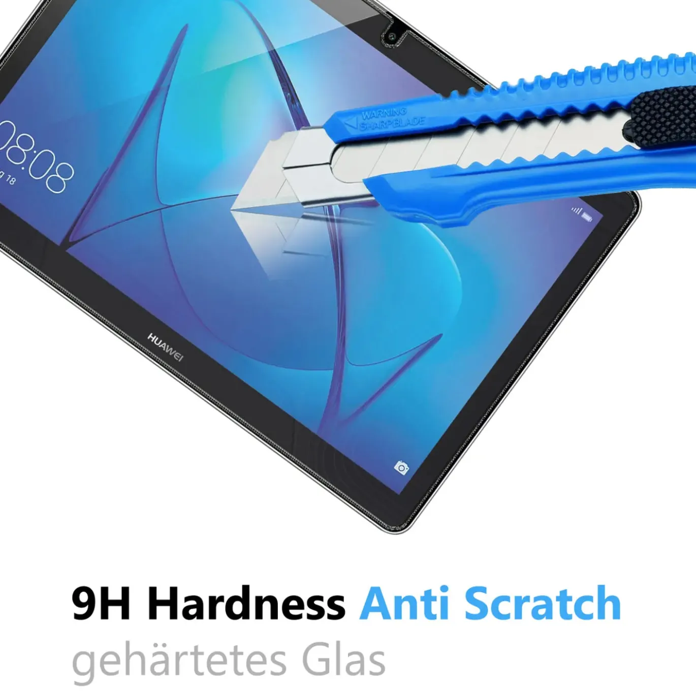 Huawei Mediapad T3 10 - Panzerglas gehärtet für Display