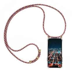 Huawei P30 Lite - Transparente Hülle mit Handykette