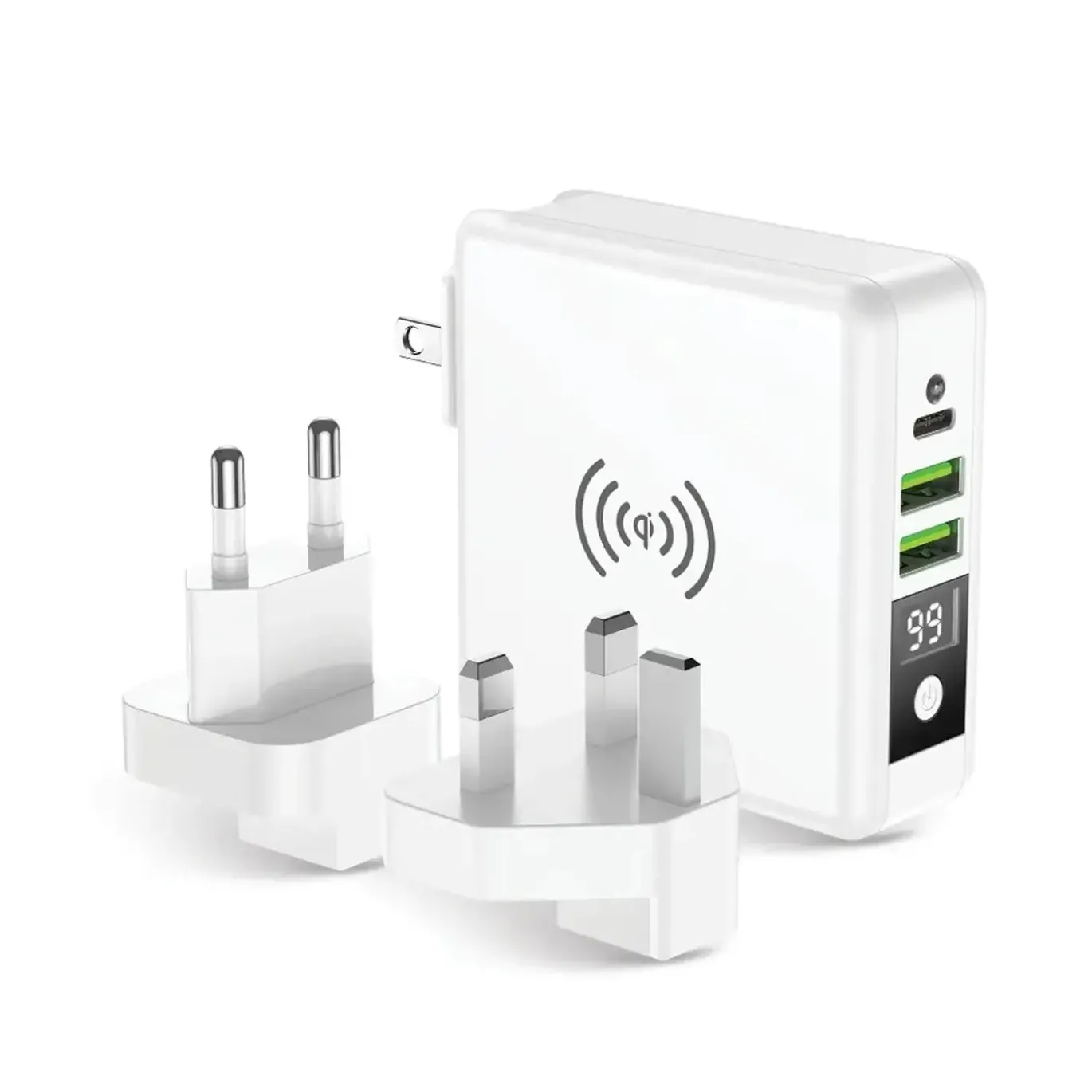4in1 Travel Set 15W in Weiß