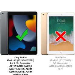 iPad (7.–9. Gen.) - Tablet Hülle klar & stoßfest