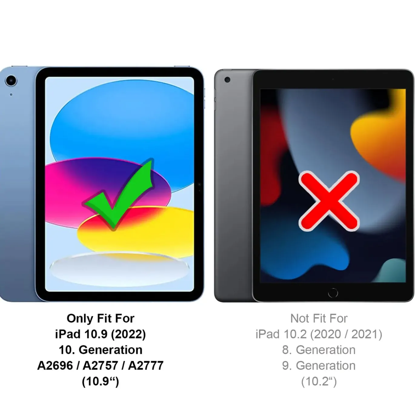 iPad (10. Gen.) - Tablet Klapphülle im Jeanslook