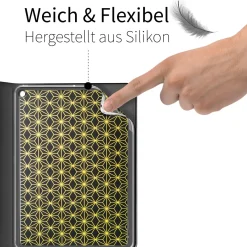 iPad (7.–9. Gen.) - Tablet Klapphülle im Jeanslook