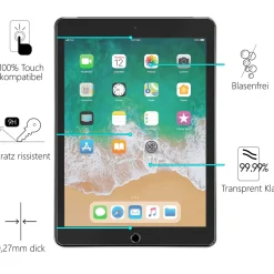 iPad Air 2 - Panzerglas gehärtet für Display