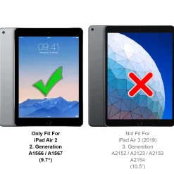 iPad Air 2 - Tablet TPU Hülle Schwarz