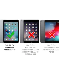 iPad mini 4 - Tablet Hülle klar & stoßfest