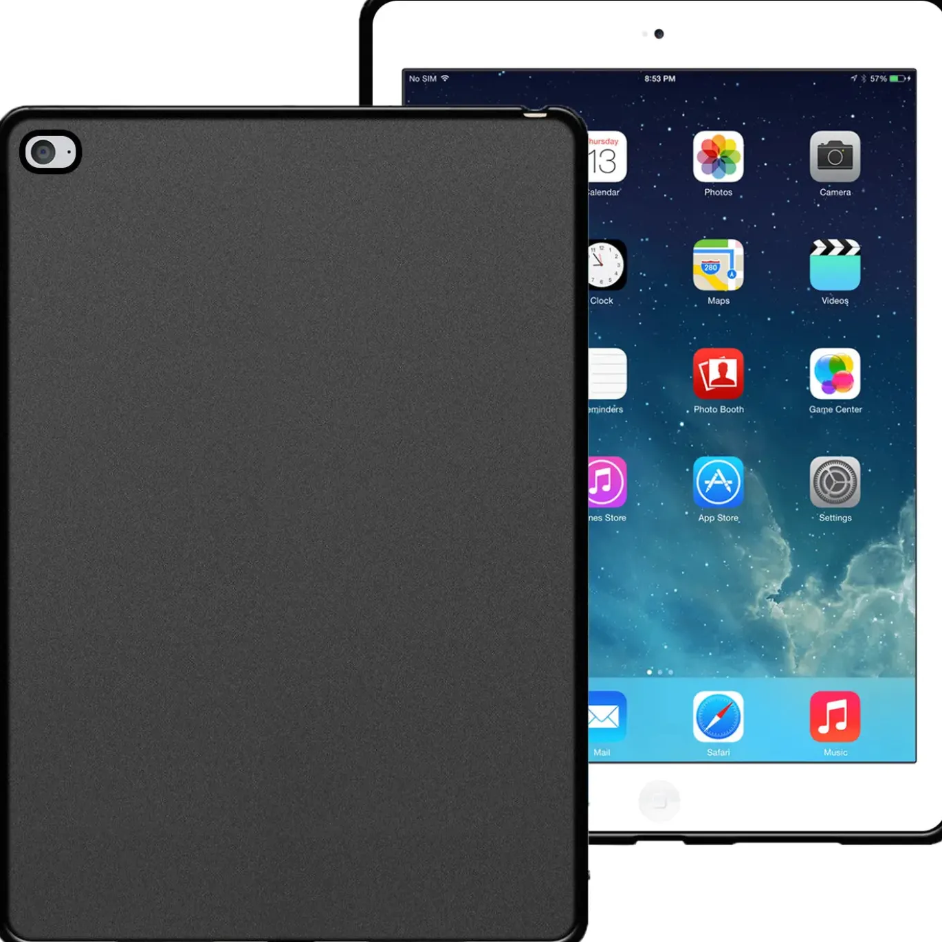 iPad mini 4 - Tablet TPU Hülle Schwarz