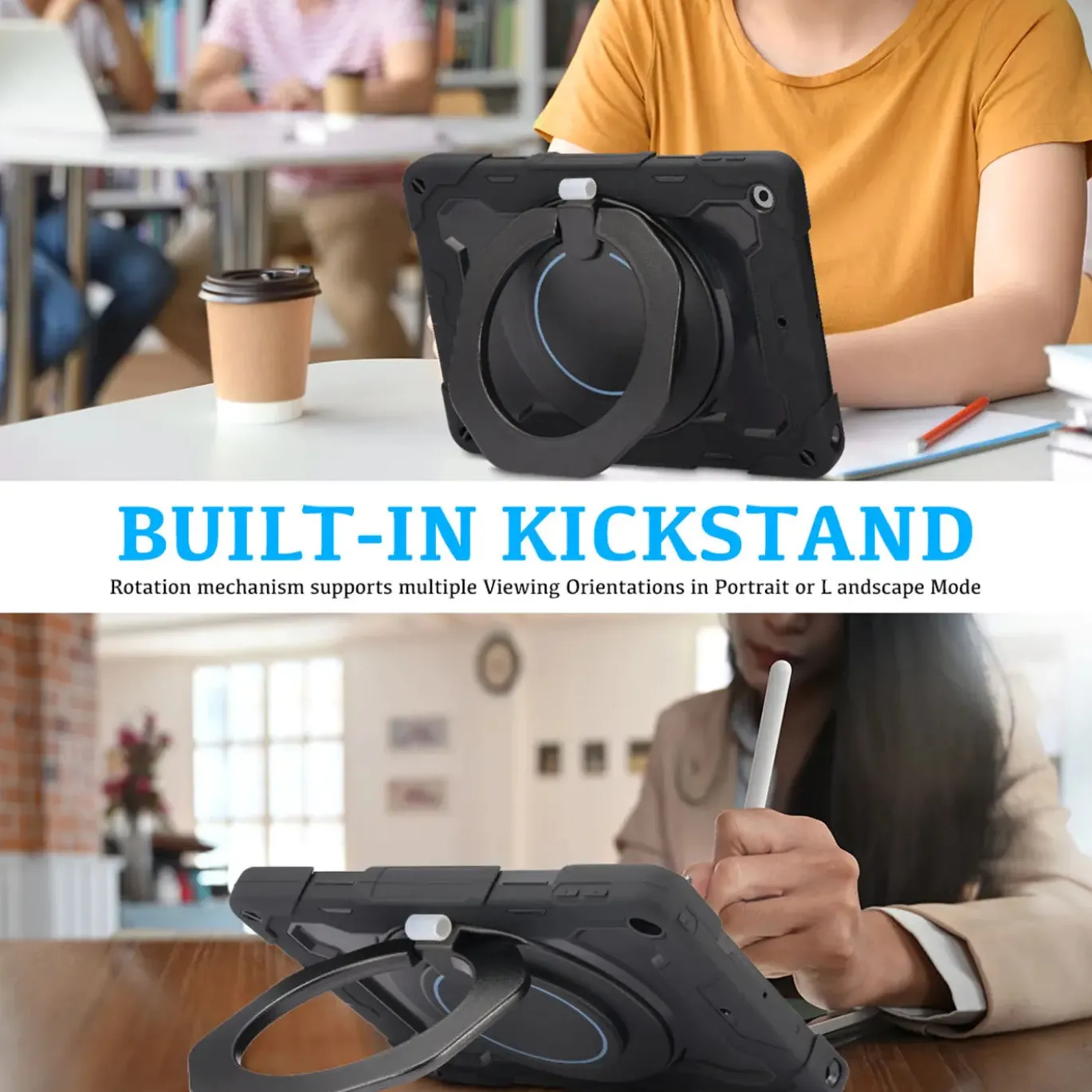 iPad mini (6. Gen.) - Armor Case mit Ständer & Schultergurt
