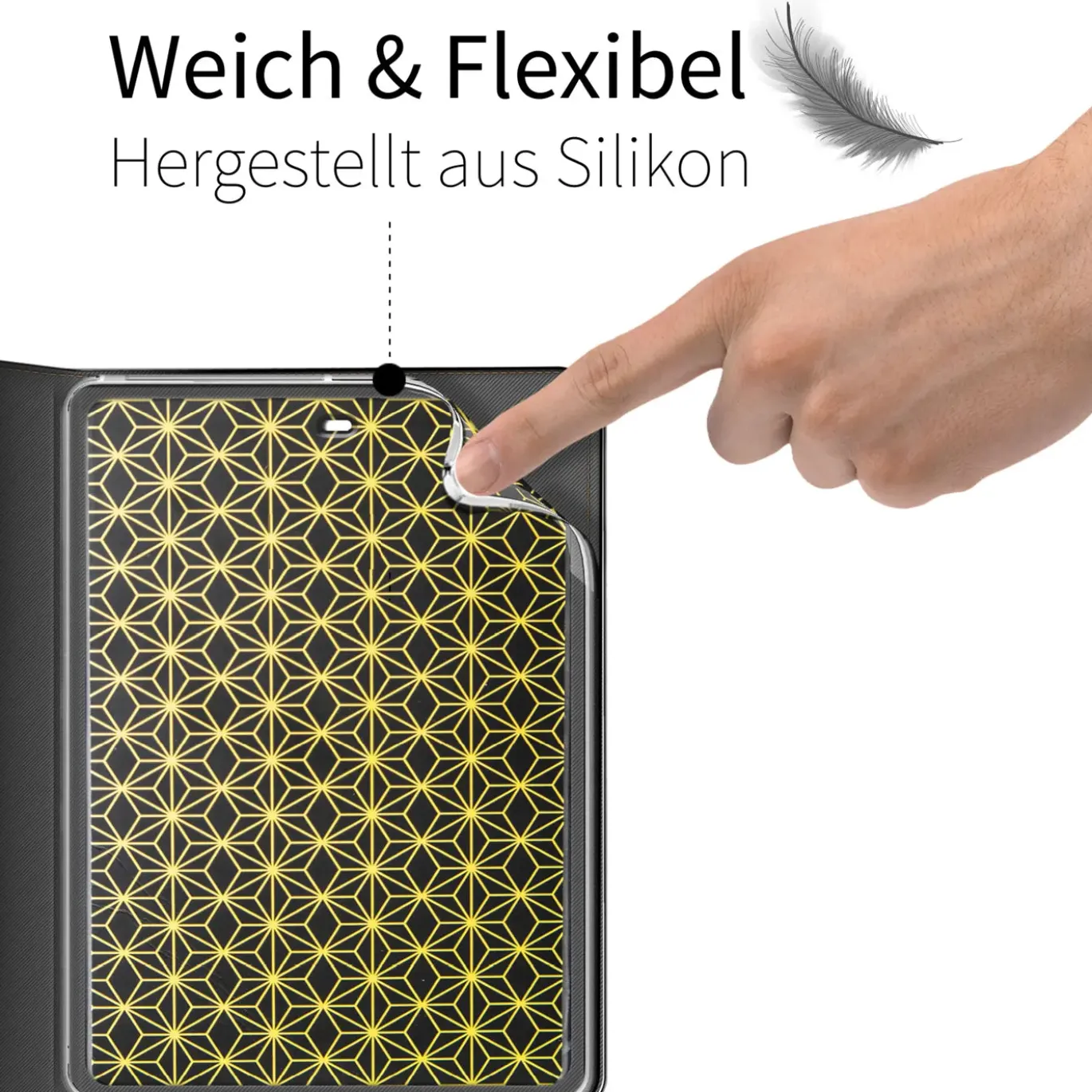 iPad mini (1.–3. Gen.) - Tablet Klapphülle im Jeanslook
