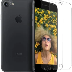 iPhone 7 / 8 / SE 2 / SE 3 - 9H Displayschutzfolie 2x Display & Kamera
