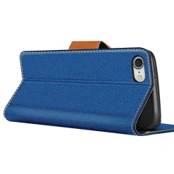 iPhone 7 / 8 / SE 2 / SE 3 - Jeanslook Klapphülle mit Kartenfach