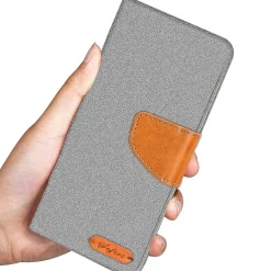 iPhone 7 / 8 / SE 2 / SE 3 - Jeanslook Klapphülle mit Kartenfach