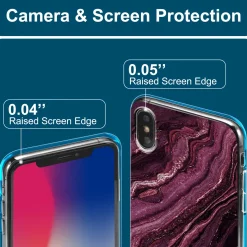 iPhone 7 / 8 / SE 2 / SE 3 - Marmor & Sand Design Hülle