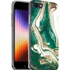 iPhone 7 / 8 / SE 2 / SE 3 - Marmor & Sand Design Hülle