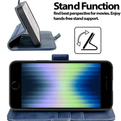 iPhone 7 / 8 / SE 2 / SE 3 - Robuste Klapphülle mit RFID Block