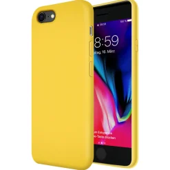 iPhone 7 / 8 / SE 2 / SE 3 - Silikon Case mit Mikrofaser-Innenseite