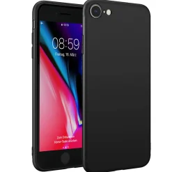 iPhone 7 / 8 / SE 2 / SE 3 - Slim Silikon Backcover Schwarz