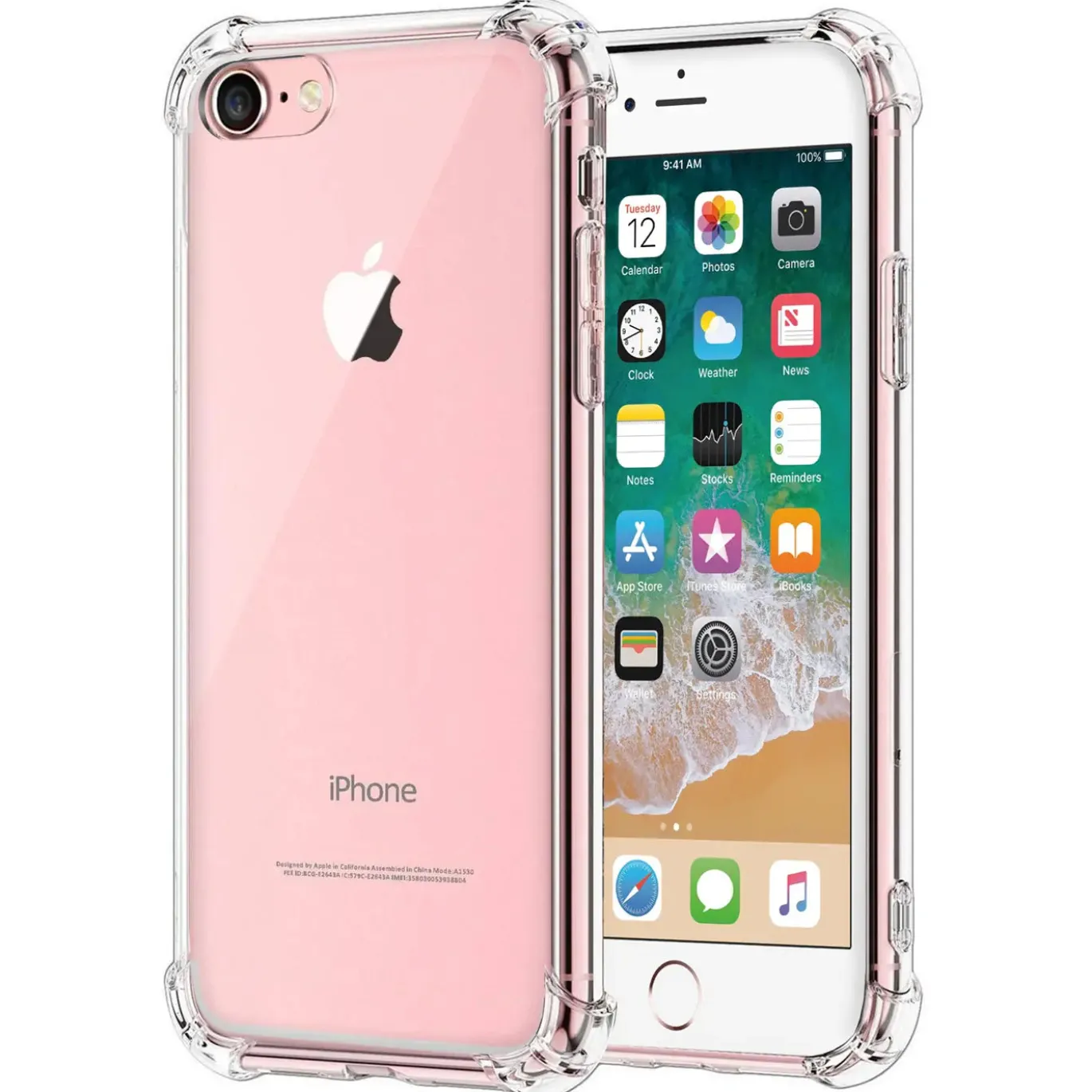 iPhone 7 / 8 / SE 2 / SE 3 - Stoßfestes Clear Case