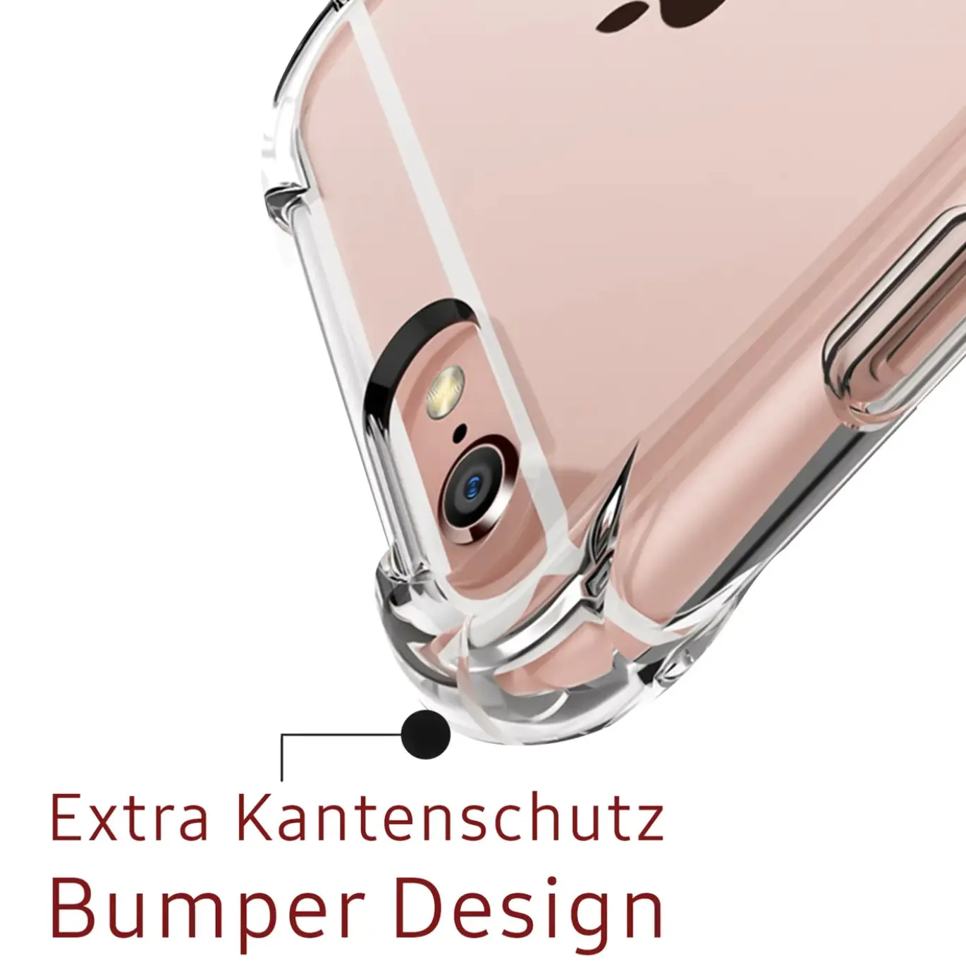 iPhone 7 / 8 / SE 2 / SE 3 - Stoßfestes Clear Case