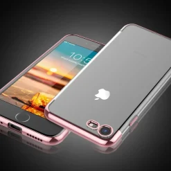 iPhone 7 / 8 / SE 2 / SE 3 - Transparente Hülle mit Akzenten